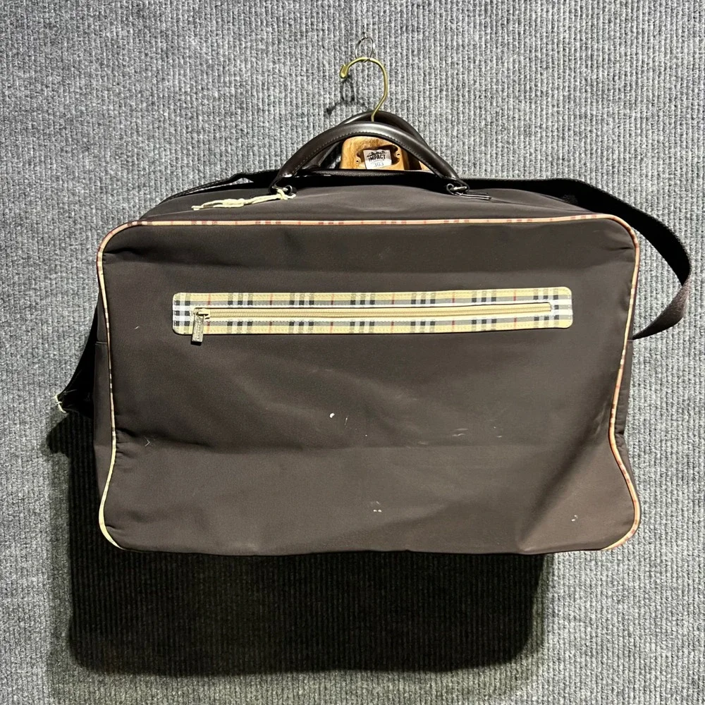 Burberry Fragrance  Duffle Bag Unisex Large Brown Nova Check Travel Weekender